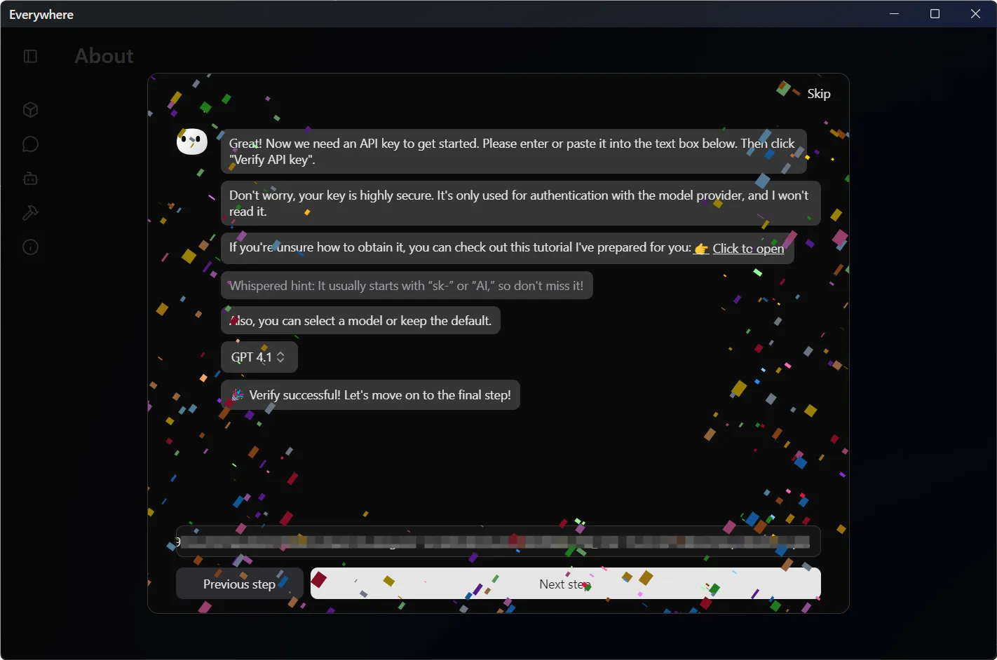 Verification Successful