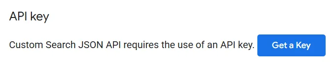 API key